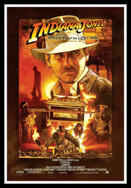 Raiders Of The Lost Ark Movie Poster Print & Unframed Canvas Prints