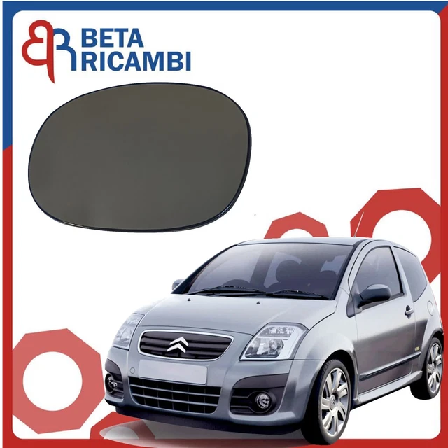 Vetro Specchietto Retrovisore Per Peugeot Bipper, Fiat Fiorino/Qubo, Citroen Nemo, Termico (SINISTRA - Foto 5