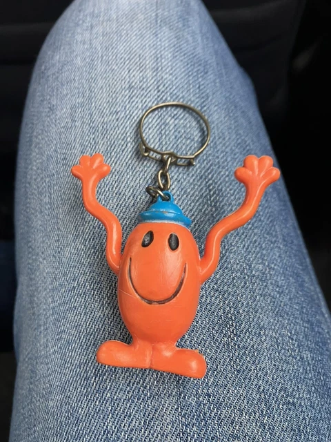 RARE COLLECTIBLE VINTAGE 1970’s Mr Tickle Mr Men Orange Keyring £7.50 ...