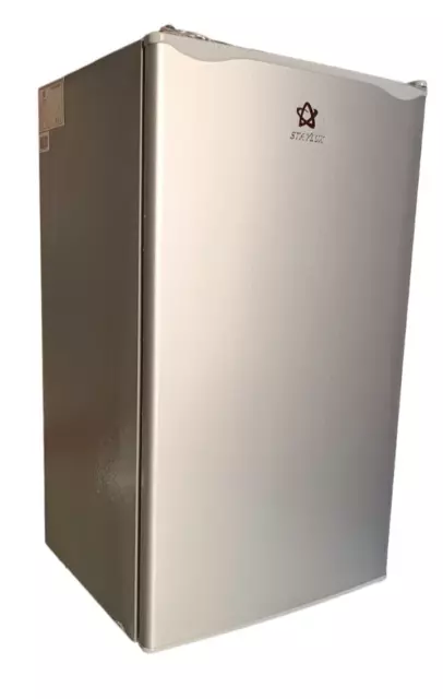 STAYLUX MINI FRIGO FRIGORIFERO PICCOLO 85 cm 92L CROMATO CASS. CONGELATORE BAR