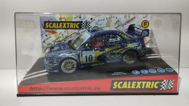 "Scalexric" Scx/Tecnitoys Slot Car Subaru Impreza Wrc "Efecto Nieve" 6111