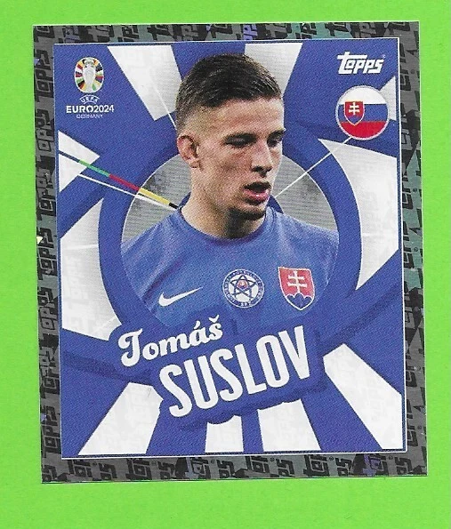 Cromos de Fútbol Tomás Suslov Purple Sapphire Graduated Gems Topps Euro