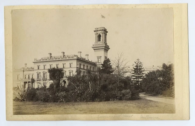 Government House Melbourne Australia c1880s Photo