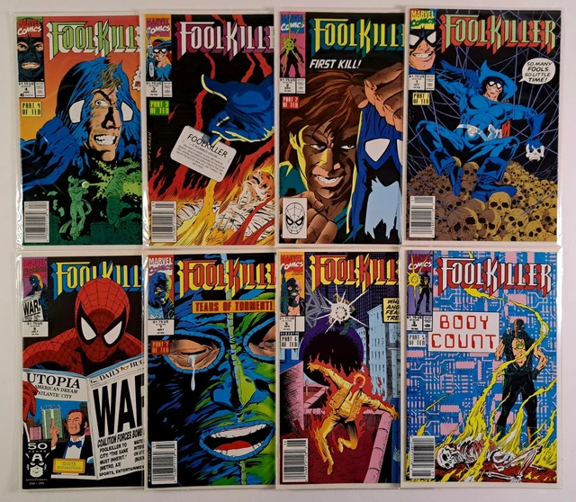 Foolkiller #1 2 3 4 5 6 7 8 Marvel (1990) Newsstands Disney+ Lot of (8) VF/NM🔥