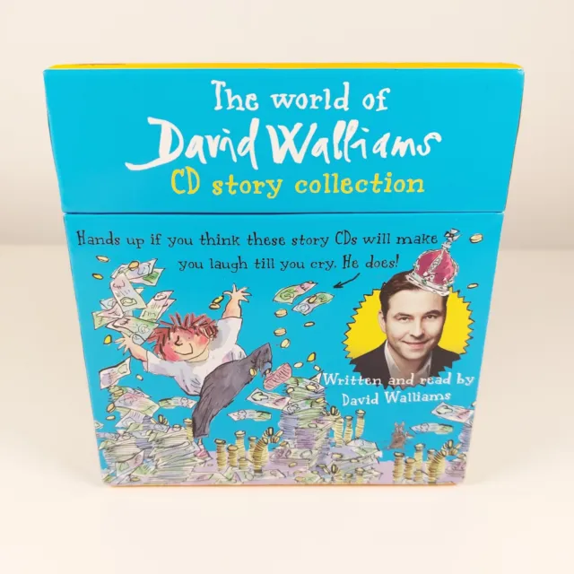 The World of David Walliams CD Story Collection - 14 CDs 5 Stories Audio Box Set