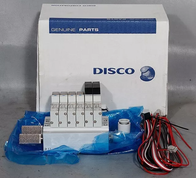 NEW Disco PN: LHLL-010028-0 Solenoid Valve Unit Manifold, SMC VV5QZ15-06-X1055V