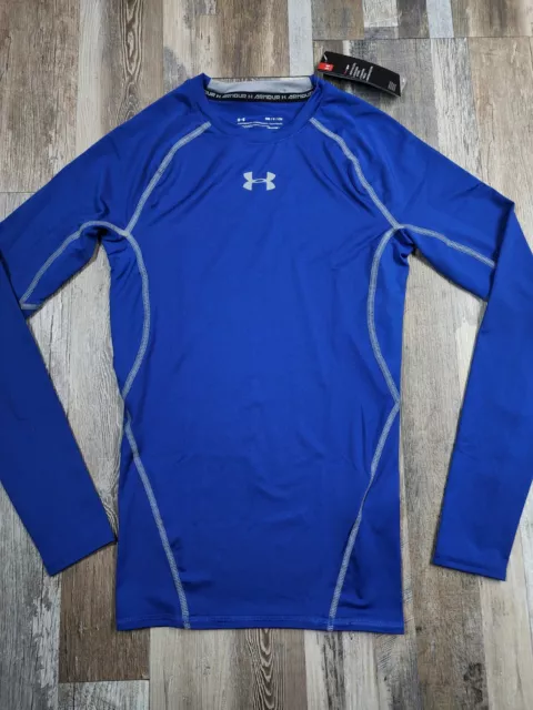 NEW Under Armour Men's UA HeatGear Long Sleeve Compression Shirt Size SMALL