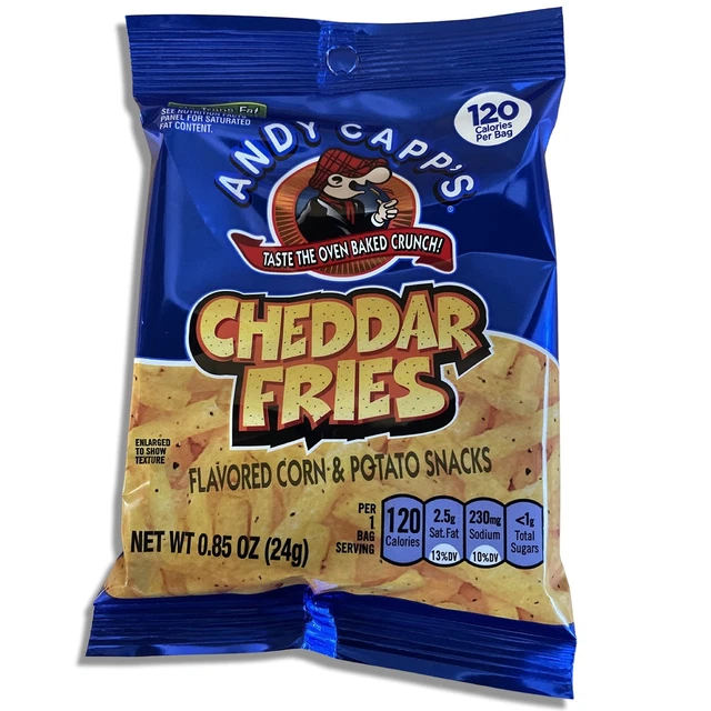 Cheddar Frites Collations Valeur Pack Empaqueté By Tribeca Curations 120 Calorie