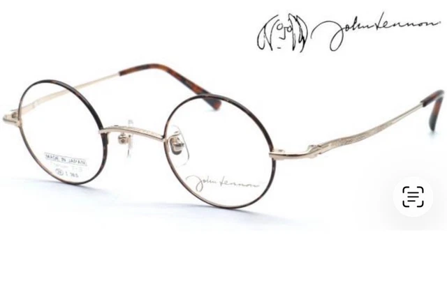 Lunettes De Soleil Rondes Style John Lennon - Verres Photochromiques Teintés - Monture Dorée Rétro Unisexe