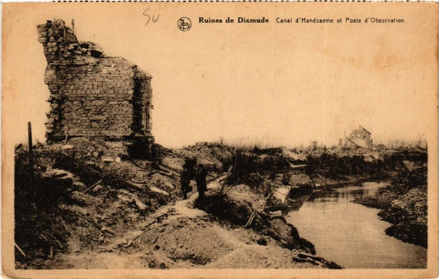 CPA Militaire, Runies de Dixmude - Canal d'Handzaeme (278275)
