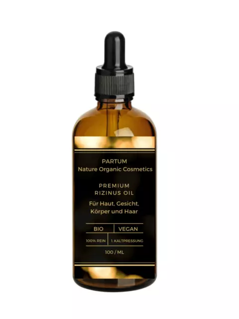 Bio Rizinusöl  Oil für Bart, Wimpern,  Augenbrauen, Nägel, Haut, Haar. 100ml