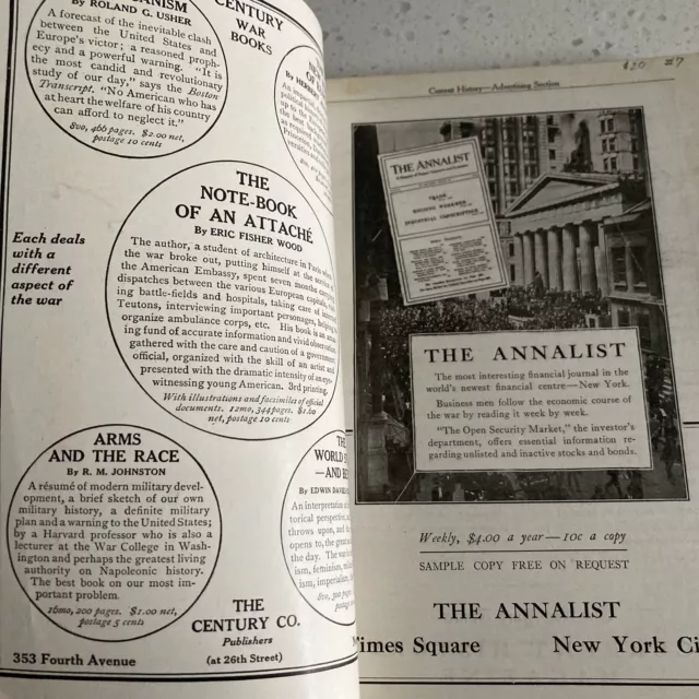 The New York Times CURRENT HISTORY The European War Vol 3 No 1 October 1915 3