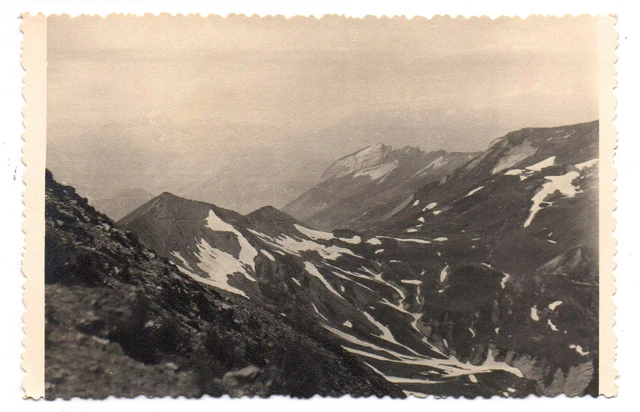 PHOTO Massif du Mont Blanc 1950 Haute-Savoie Montagne Col de la Croix Bonhomme