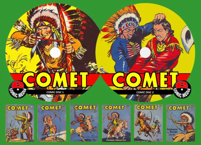 Comet UK Comics On Two PC DVD Rom’s (CBR Format)