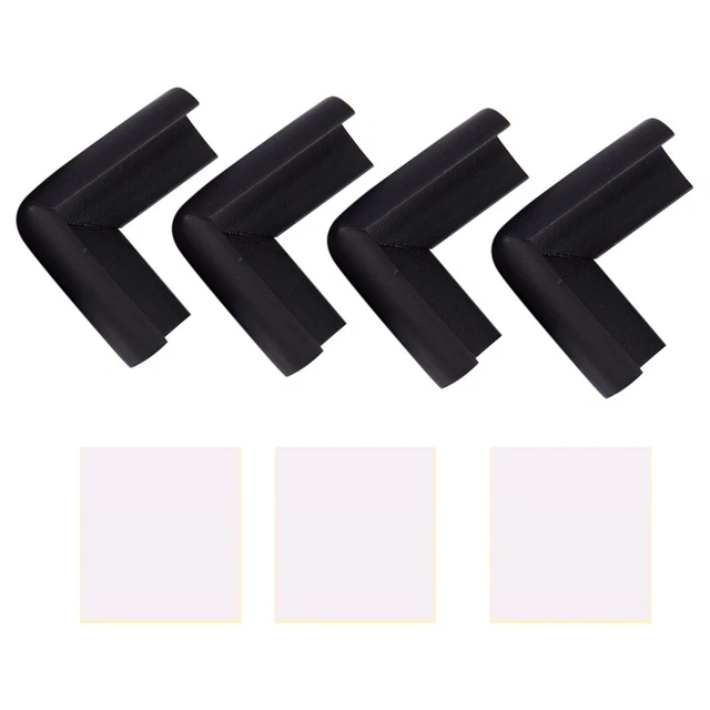 4pcs Child Desk Table Cover Guard Corner Protector Cushion blac J9T8