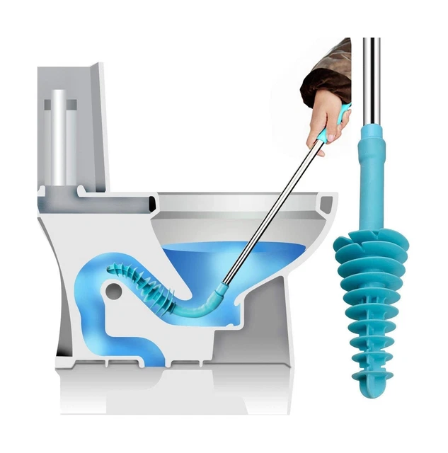 Samshow Toilet Plunger Toilet Dredge Designed for Siphon-Type, Power Cleaned ...