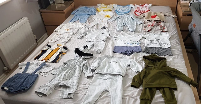 Boys Toddler Baby Clothes Bundle 3-6 Months Boy Joblot