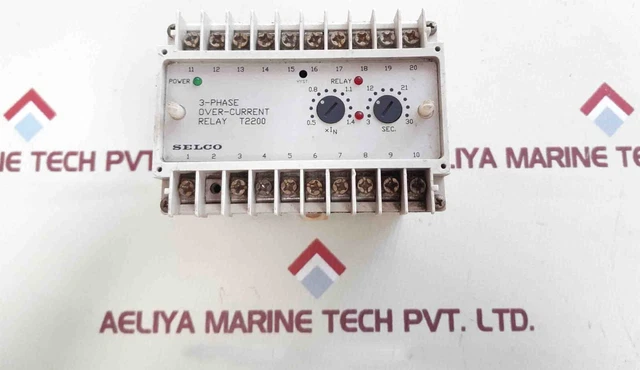 Selco t2200 3-phase over-current relay t2200-01