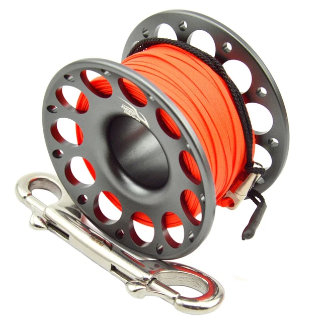 Blue/gray Aluminum Reel Aviation Reel High-strength Polyfiber New Practical