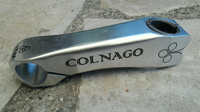 Potence Vintage COLNAGO Avec Gravure Pantographe ITM - Aluminium Noir - Pour Vélo De Route