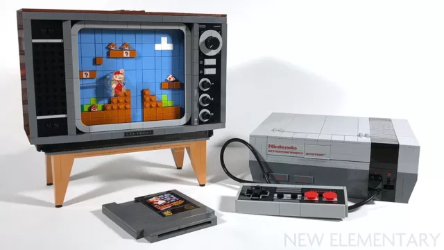 Lego Nintendo Entertainment System 71374 Usato Montato Con Scatola E Istruzioni