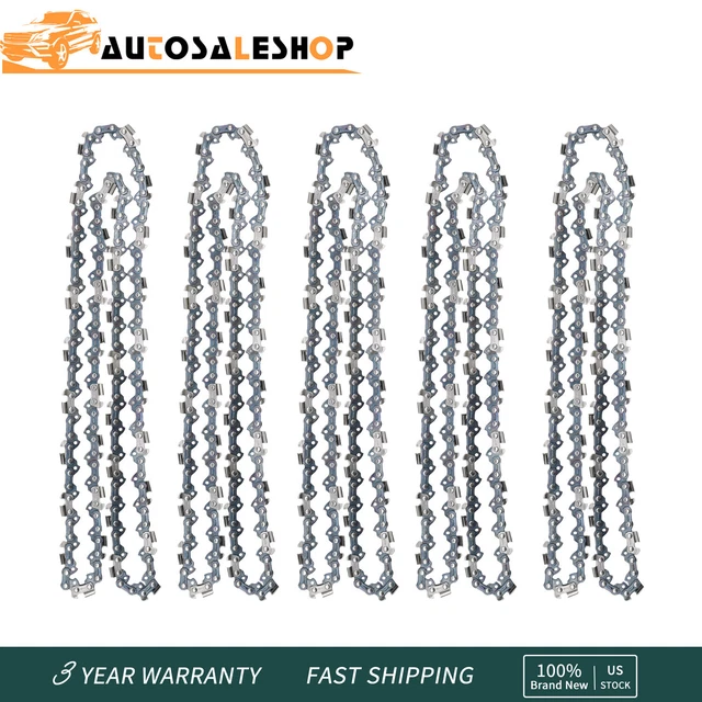 Proven Part (3) 18" Chainsaw Chains 3/8" Pitch Full Chisel .058 Gauge