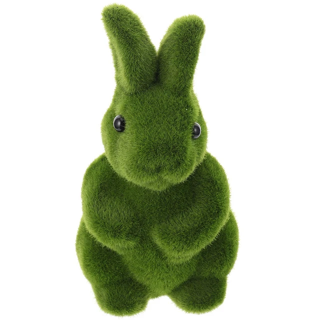1PC Tragbare Ostern Moos Bunny Strömten Kaninchen Für Party