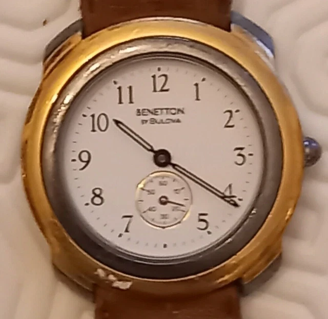 Montre Vintage United Colors Of Benetton By Bulova - Années 90, Unisexe, Occasion