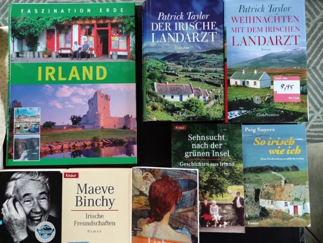 Buch Bücherpaket Konvolut Irland Bildband Romane Geschichten McCourt Binchy u.a.