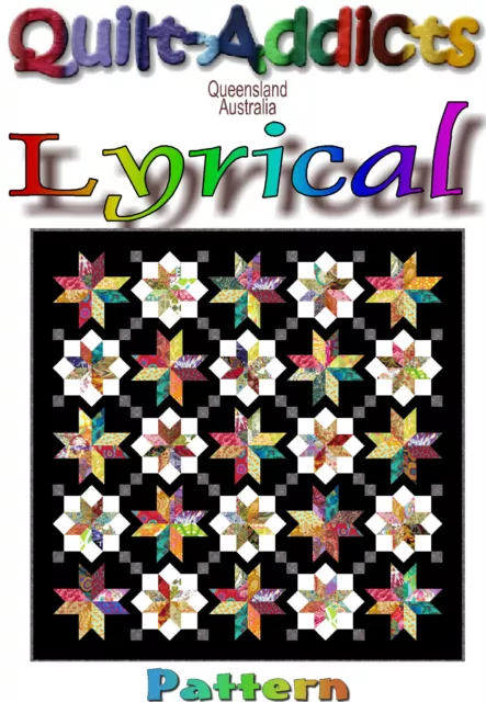 LYRICAL - 103" - Quilt-Addicts Pre-cut Patchwork Quilt Kit 2