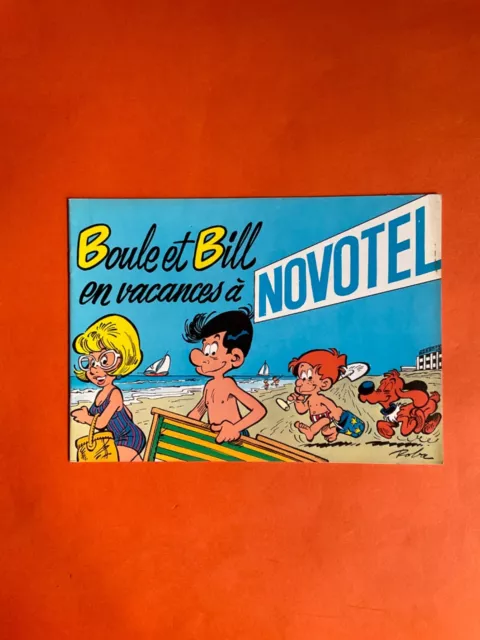 Roba Album Publicitaire Boule Et Bill En Vacances A Novotel 1979 Comme Neuf