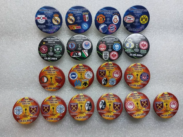 2023 / 2024 ALL EL EUROPA LEAGUE MATCH BADGES! all clubs! READ DESCRIPTION!