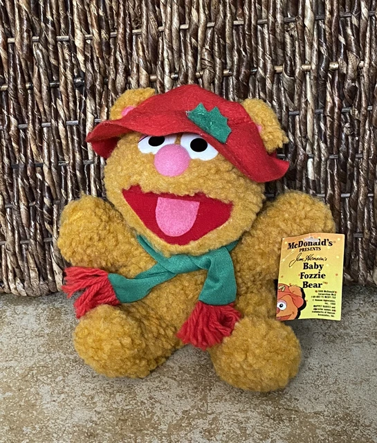 Vintage McDonalds Baby Fozzie Bear Plush Jim Henson Muppet Babies 1988 with Tag