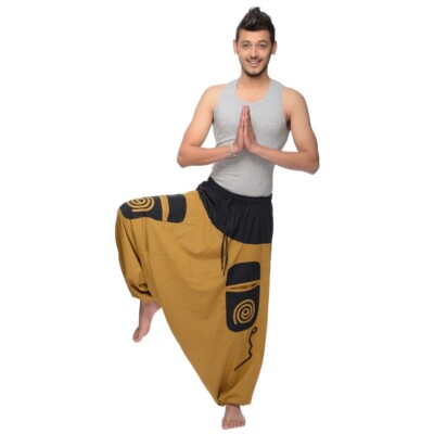 PANTALONI ALLA TURCA Simandra Pantaloni Casual Pantaloni di Cotone Uomo EUR  39,97 - PicClick IT