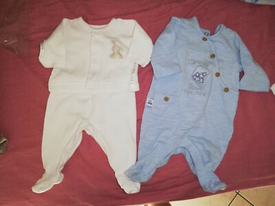 Chicco Lotto Abbigliamento Bambino Salopette Chicco Pantaloni Velluto Felpe 1anno stock 