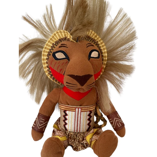 DISNEY'S THE LION King Broadway Musical Simba 12" Plush Stuffed Animal