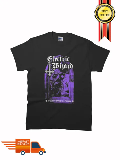 New Electric Wizard - Legalise it Classic Premium MAN WOMAN T-Shirt SIze S-5XL