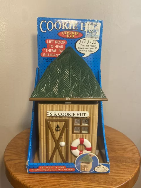 Cookie Hut Gilligan’s Island TV Theme Song Musical Cookie Jar NEW