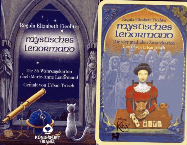 MYSTISCHES LENORMAND + MEDIALE ZUSATZKARTEN - Regula E. Fiechter - NEU