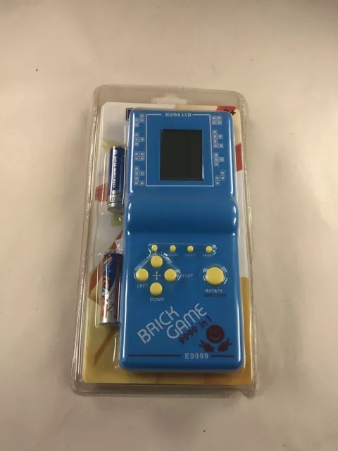 BRICK GAME Jeux Electroniques Poche RS-99 9999 Jouets Mélange Bleu