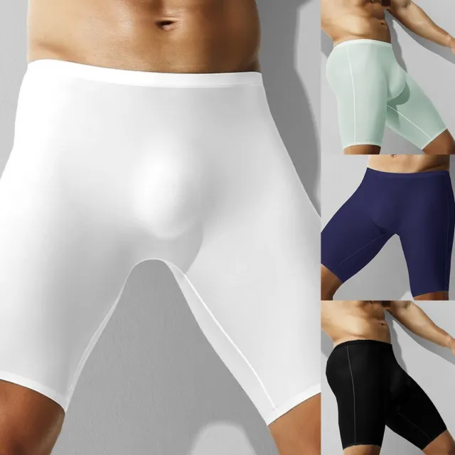 4/1x Men's Briefs Shorts Panties Boxers Elephant Nose Trunks Ice Silk  Underwears