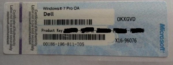 GENUINE WINDOWS 7 Pro Coa Sticker 32 / 64Bit Original License Key £ - PicClick UK GENUINE WINDOWS 7 Pro Coa Sticker 32 / 64Bit Original License Key £ - PicClick UK