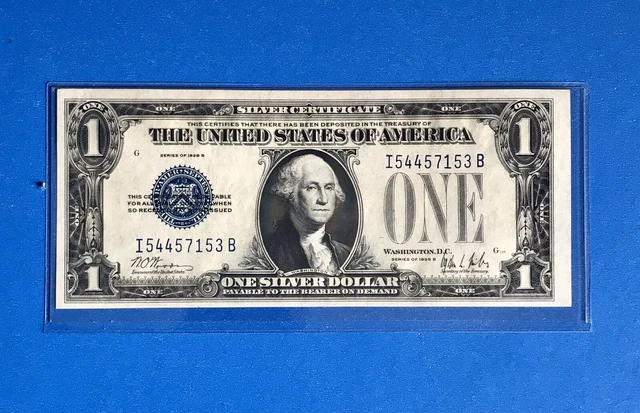1928 F  $1  Silver Certificate  FUNNY BACK   CU  ON SALE!!   (c266)