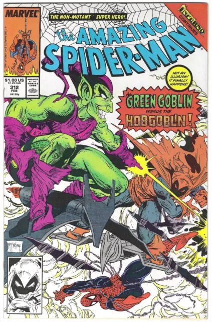 Amazing Spider-Man #312 - MARVEL - Feb '89 - Goblin Versus Goblin by McFarlane!!