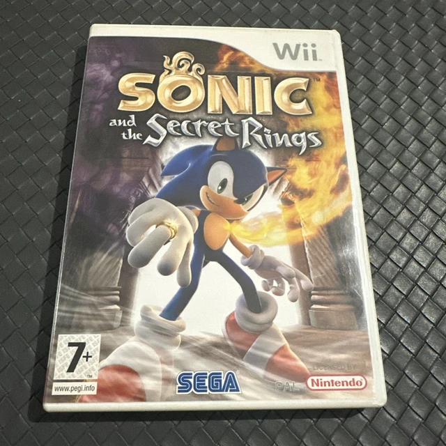 Lot De 2 Jeux Sonic Wii – Sonic Colors + Sonic Et Les Anneaux Secrets, Complets, Bon état