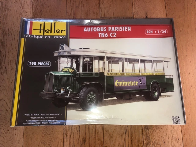 Maquette Heller Semi-remorque Frigorifique Glaces Gervais 1/24 - Réf 776