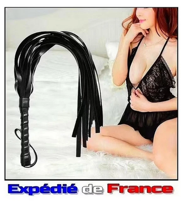 Fouet Cravache En Simili Cuir - Accessoire Bondage/Soumission, Neuf, Marque Générique