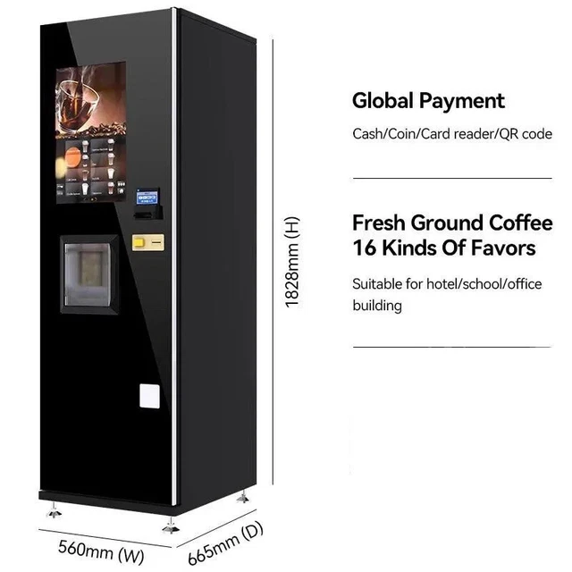 Touch Screen Automatic Coffee Vending Machine Touch Screen Automatic Coffee Vending Machine