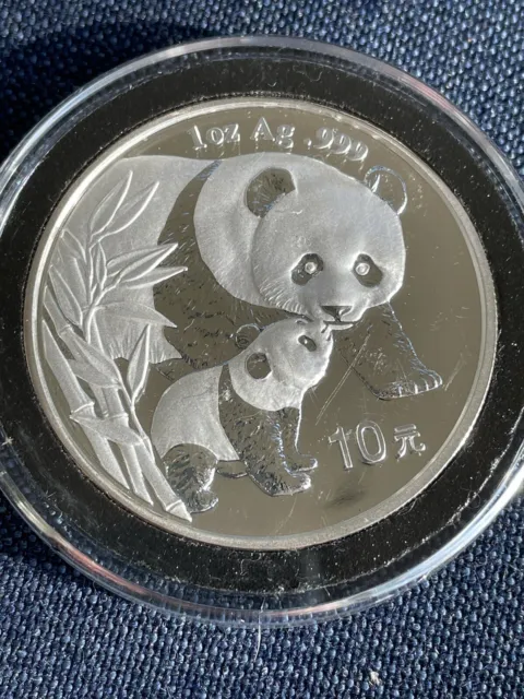 2004 Chinese Panda  1 oz. SILVER (10 YUAN) COIN