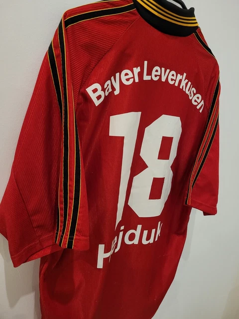 Originales Frankie Hejduk Bayer Leverkusen Trikot 1998/99 Football Shirt 3